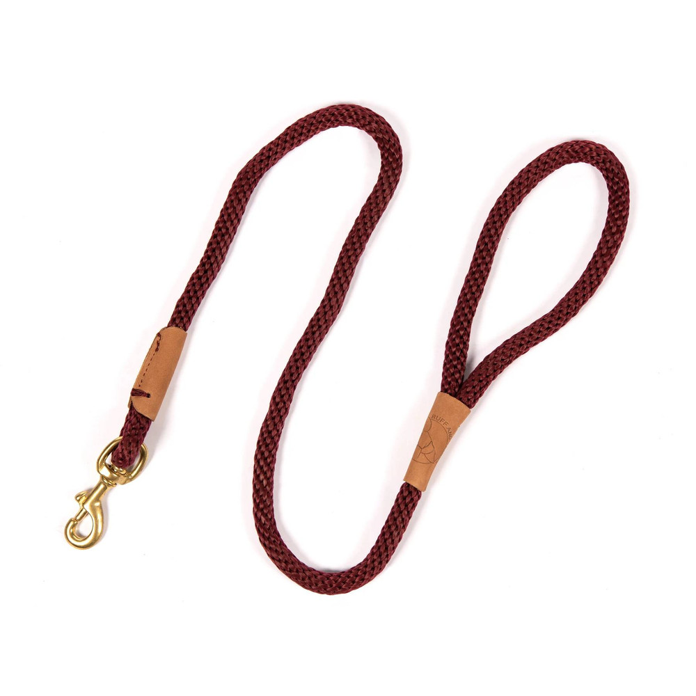 Ruff & Tumble Clip Lead Burgundy Ruff & Tumble Clip Lead Burgundy
