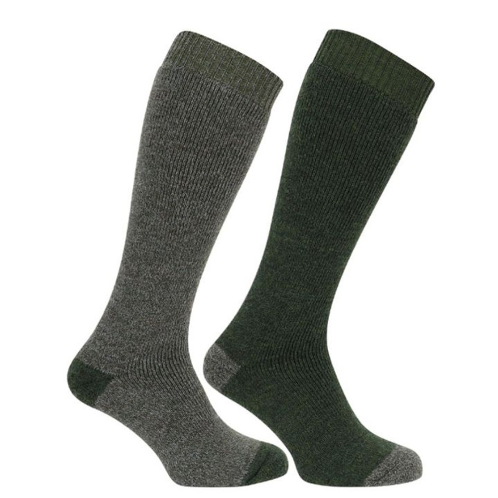Hoggs of Fife Country Long Socks Lovat and Olive Hoggs of Fife Country Long Socks Lovat and Olive