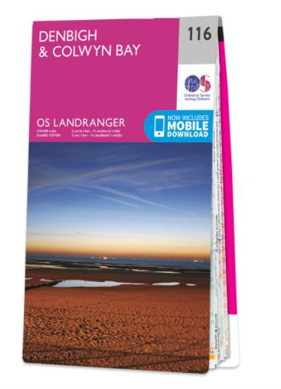 OS Landranger Map - Denbigh and Colwyn Bay