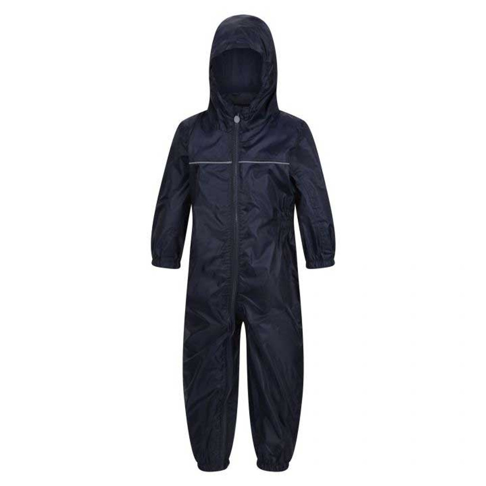 Kids waterproof puddle suits in Navy