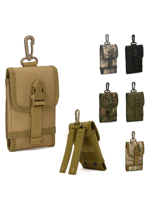 Molle tactical phone wallet available in a range of camouflage patterns