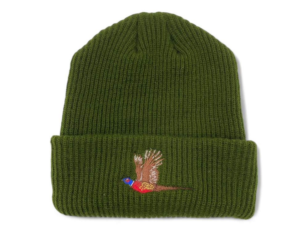 Pheasant Embroidered Beanie Pheasant Embroidered Beanie