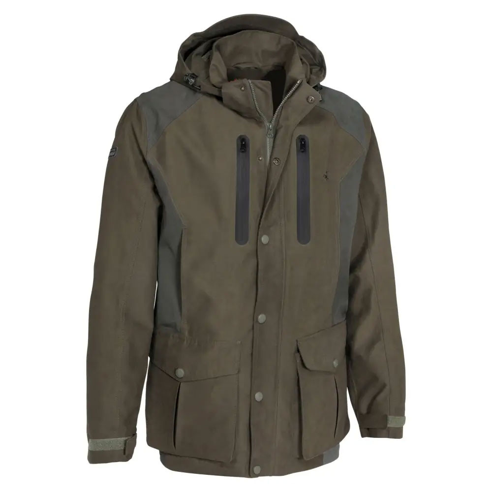 Olive green mens Verney Carron Falcon jacket, fully waterproof with plenty of pockets Olive green mens Verney Carron Falcon jacket, fully waterproof with plenty of pockets