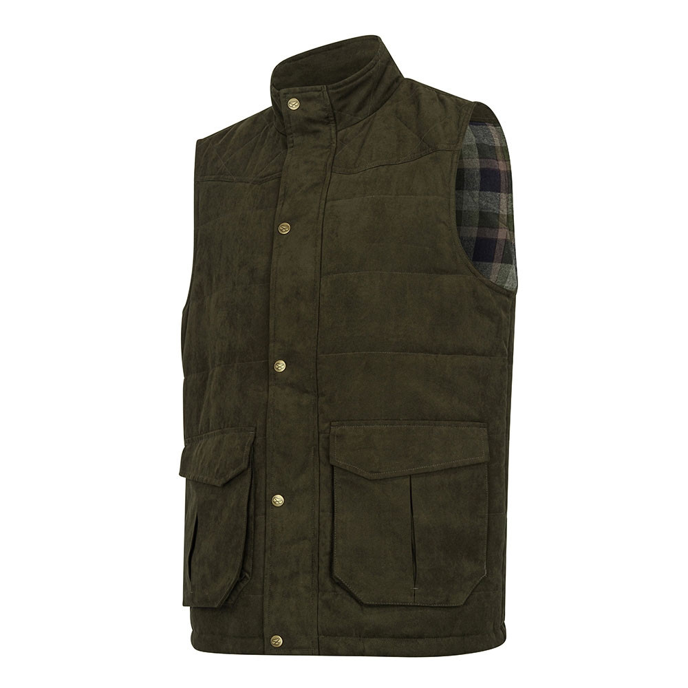 Hoggs of Fife Glenbervie Quilted Gilet for men perfect as an added layer on chilly days Hoggs of Fife Glenbervie Quilted Gilet for men perfect as an added layer on chilly days