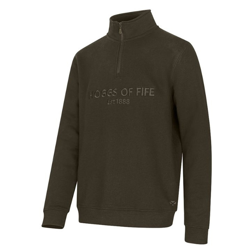 Forest Green Hoggs of Fife Galloway 1888 1/4 Zip Sweatshirt