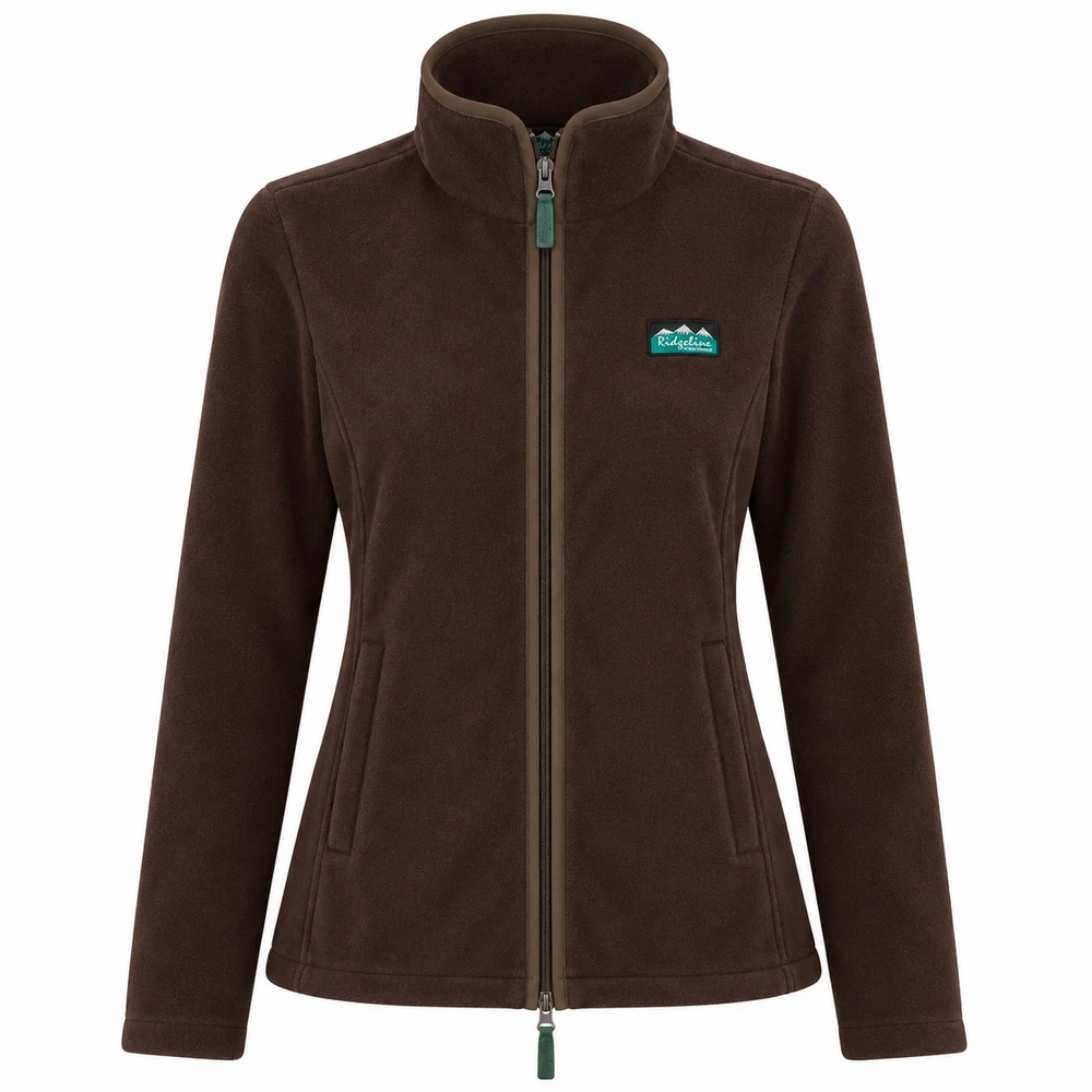 Deep Bark Ridgeline Womens Brenna Fleece jacket