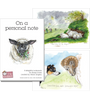 Alison's Animals Notecard Gift Wallets - Sheep Designs
