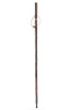 Full length chestnut hiking stave with pheasant design, a classic country walking stick Full length chestnut hiking stave with pheasant design, a classic country walking stick