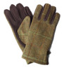 Olive Womens Tweed Gloves
