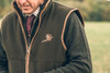 Stylish Jack Pyke fleece gilet with pheasant embroidery on chest Stylish Jack Pyke fleece gilet with pheasant embroidery on chest