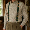 Shooter wearing Jack Pyke pheasant braces with moleskin trousers and check shirt