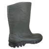 Dunlop Dee boot from rear side angle practical and easy clean for daily dog walks and chores Dunlop Dee boot from rear side angle practical and easy clean for daily dog walks and chores