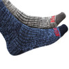 Mens Grisport Merino Socks 2 pair pck in Blue and Grey