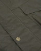 Brassed buttons with Hoggs branding on the Hoggs of Fife Caledonia Jacket featuring water resistant qualities