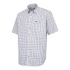 Hoggs of Fife Kessock short sleeve shirt for men in a red, blue and green check