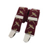 Wine Flying Pheasant Braces to wear with trousers
