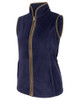 Hoggs Stenton fleece gilet for ladies in Navy