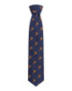 Country silk tie in Navy