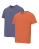 Hoggs of Fife Sandwood 2pk T-Shirts Slate Blue/Rust