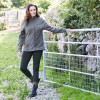 Farmer wearing the Ridgeline Infinity Leggings in Deep Forest