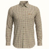 Bonart Lynton country check shirt with a stiff collar and long sleeves, for shooting, farming, or countryside wear