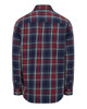 Hoggs of Fife Taransay twill check shirt with classic collar, scooped hem and long sleeves, styled for farming or field sports