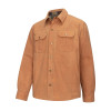 Hoggs of Fife Huntly waxed canvas overshirt tan practical overshirt for general country folk