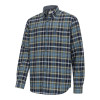Hoggs of Fife Pitcairn flannel check shirt a classic men's country shirt in a green and navy check Hoggs of Fife Pitcairn flannel check shirt a classic men's country shirt in a green and navy check