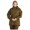 Ridgeline Womens Monsoon Classic Jacket in Teak with full hood
