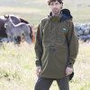 Farmer wearing the Ridgeline Mens Monsoon Classic Smock out on the field