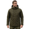 Front view of man wearing Game Mens Kendal Waterproof Jacket with zip fastening and chest pockets