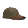 Hoggs of Fife Kingussie Tweed Baseball Cap with water repellent tweed and traditional peaked cap styling