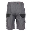 TuffStuff Elite Work Shorts rear view showing ripstop fabric, Tuff-Texx reinforced back pockets and cargo pocket design