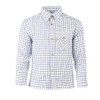 Rydale Boys Richmond Check Shirt Navy White front view