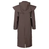 Rydale Bramham Ladies Full Length Coat in dark brown, back view