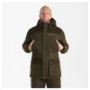 Deerhunter Eagle Winter Jacket in Tarmac Green, front view