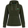 Ridgeline Womens Ballistic Fleece Hoodie in Deep Forest