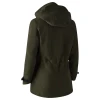 Back view of the Deerhunter Lady Gabby Jacket showing the hood and adjustable waist