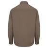 Back view of the Hoggs of Fife Thornton Twill Shirt in Khaki
