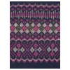 Hoggs of Fife Jura Ladies Fair Isle Crew Neck Pullover showing the knitted pattern