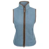 Jack Pyke Ladies Sherpa Fleece Gilet in Ice Blue, front view