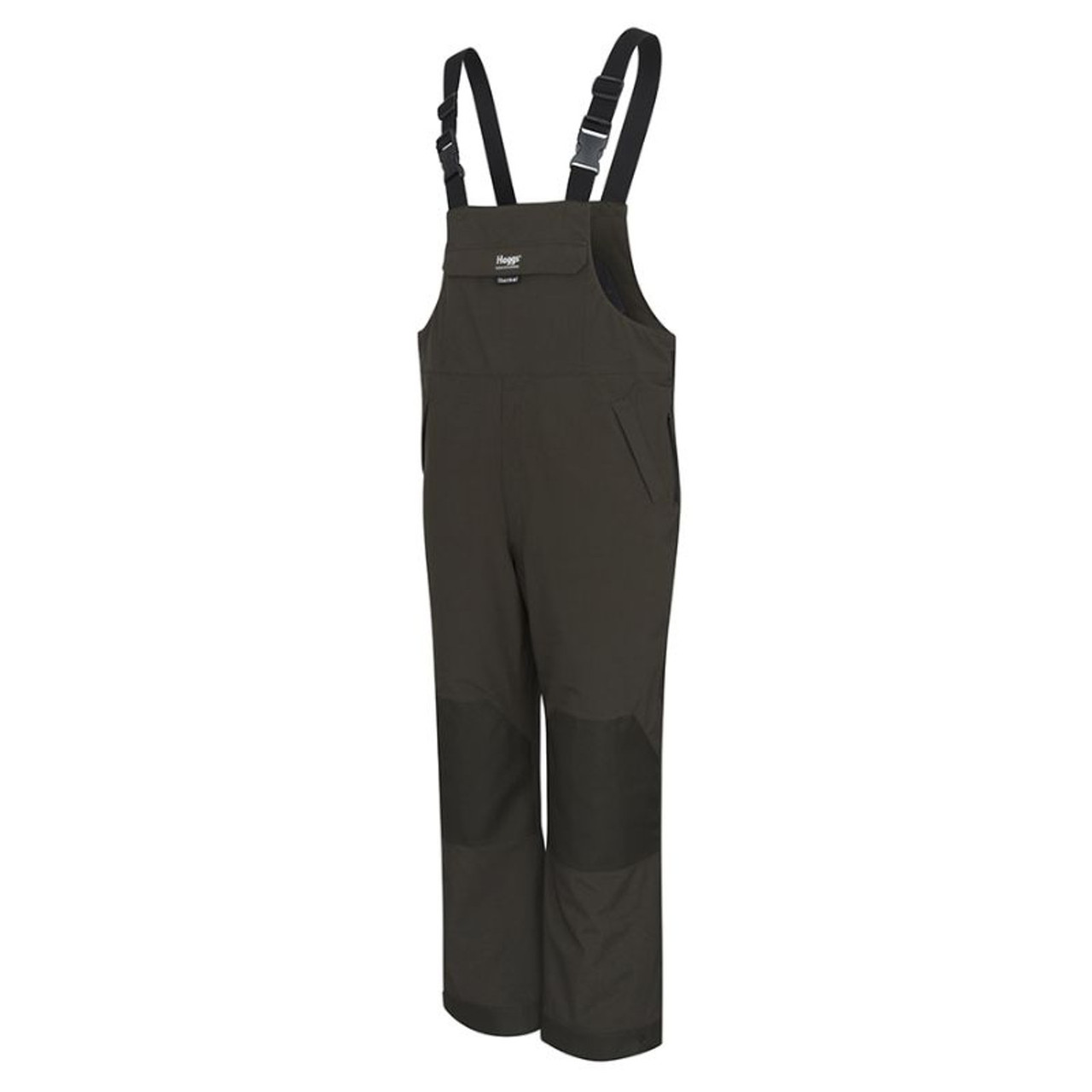 Hoggs Of Fife Green King II Waterproof Bib & Brace | Lightweight Farming & Fishing Over Trousers | Unisex | Made In UK | Green