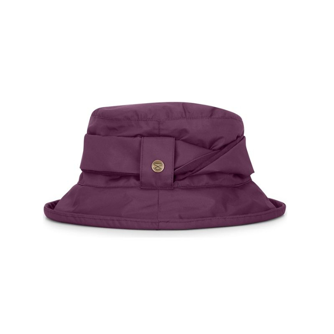 Hoggs of Fife Walker Waterproof Twist Hat in Blackberry