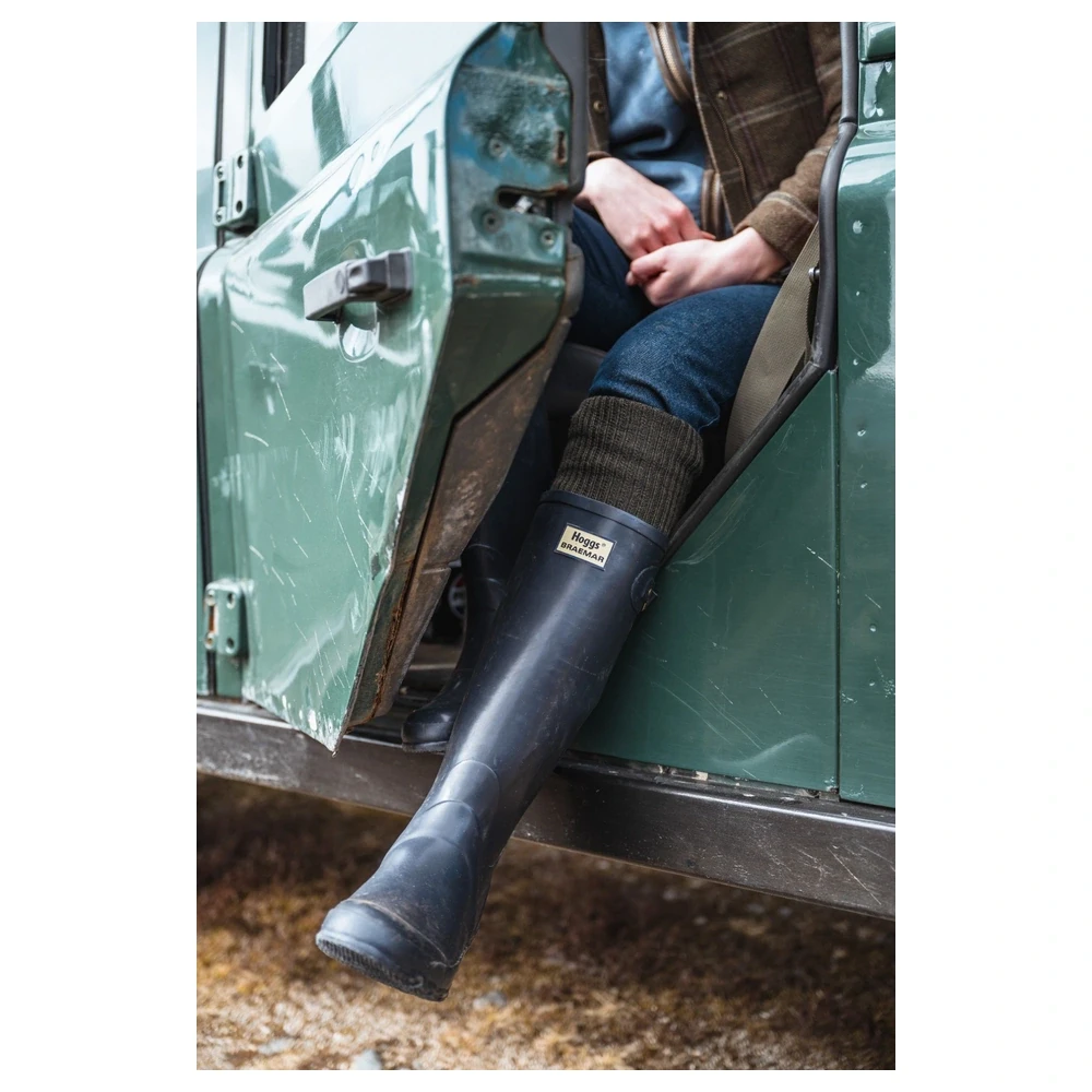 Hoggs of Fife Braemar Pro Wellington Boots in Navy