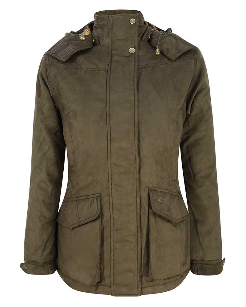 leather hunting coat