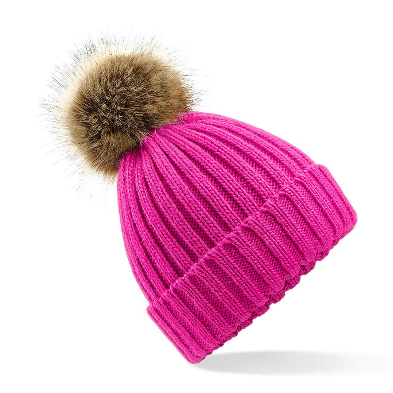 beechfield pom pom beanie