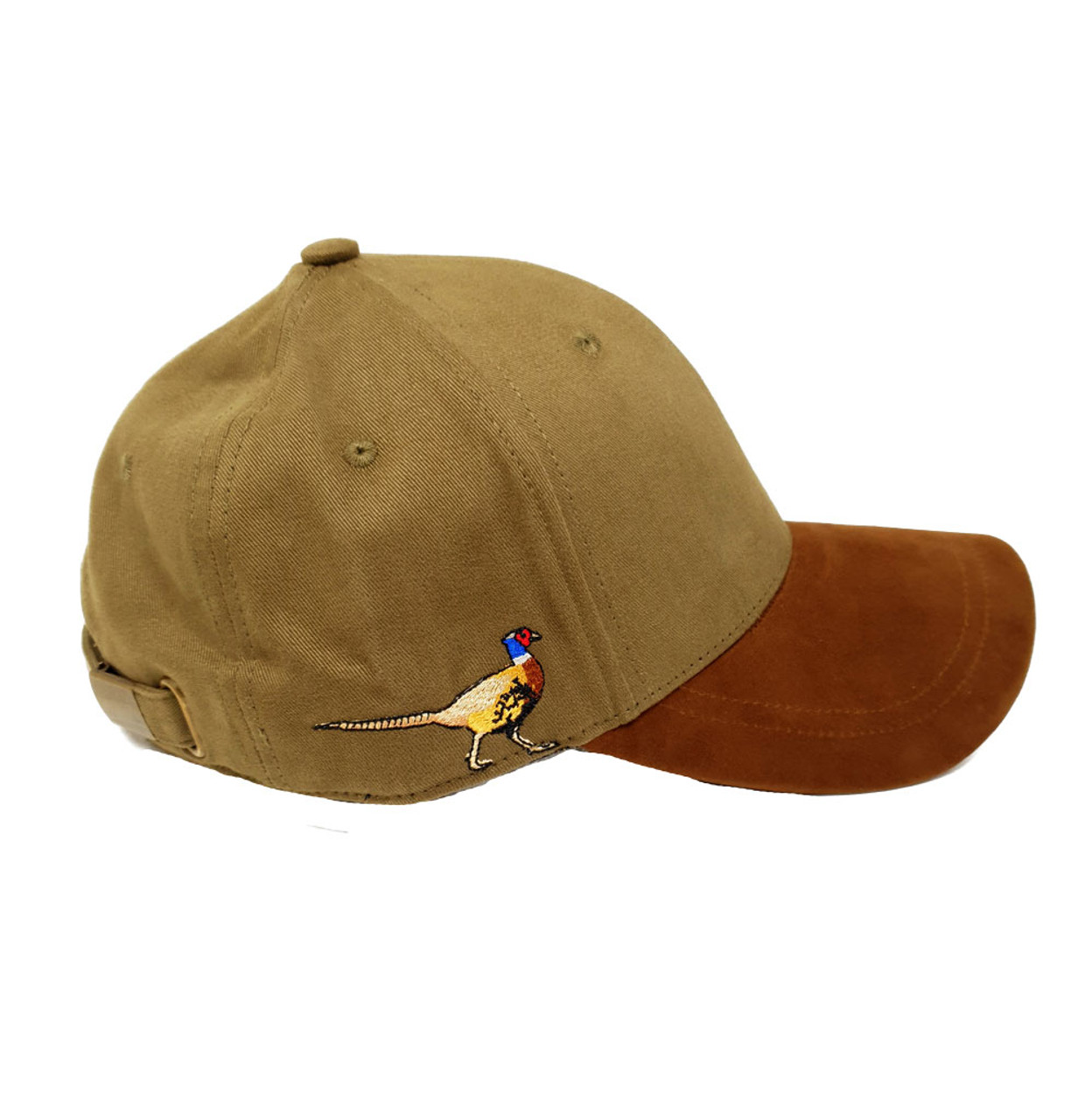 Pheasant Embroidered cotton baseball cap