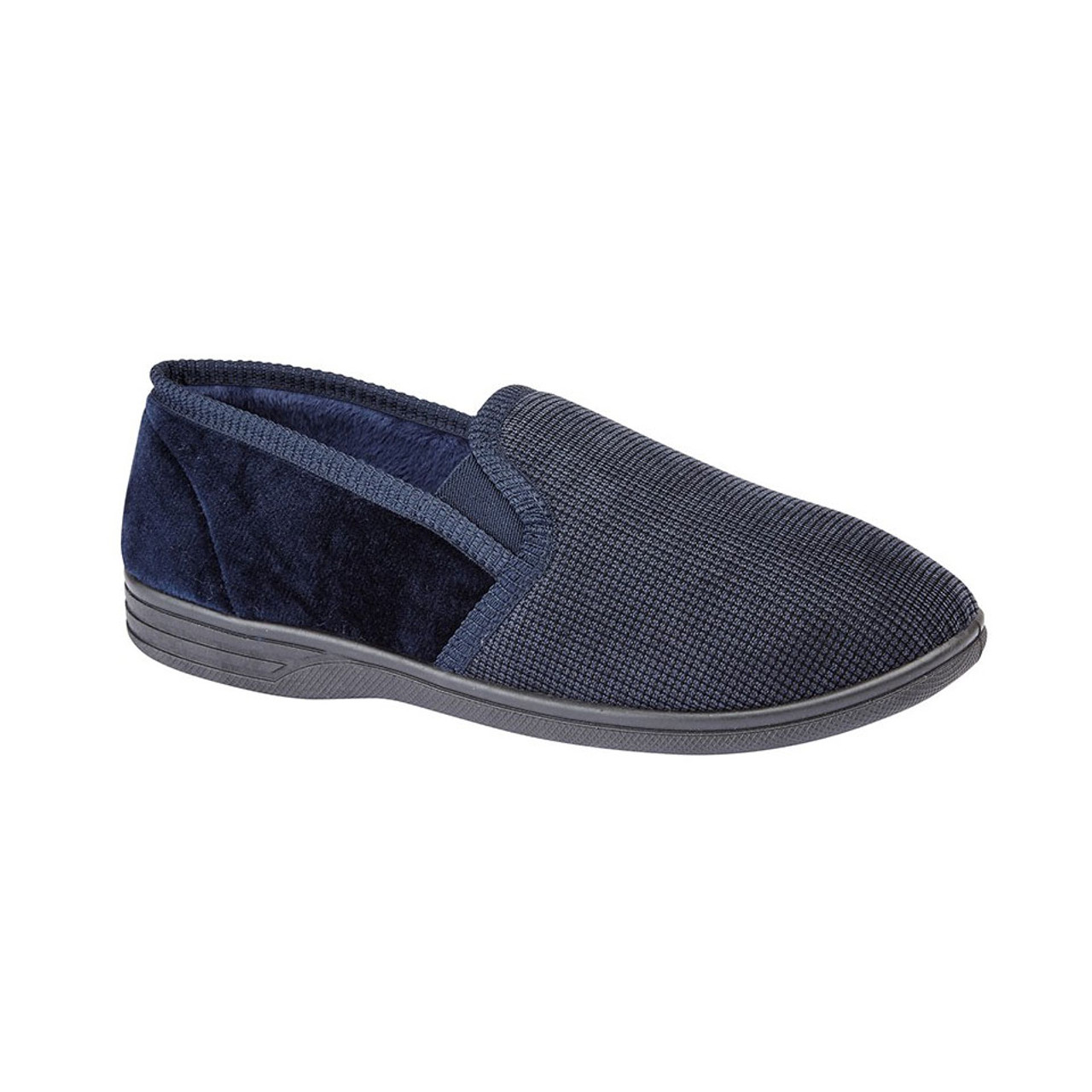 Twin gusset slippers for men