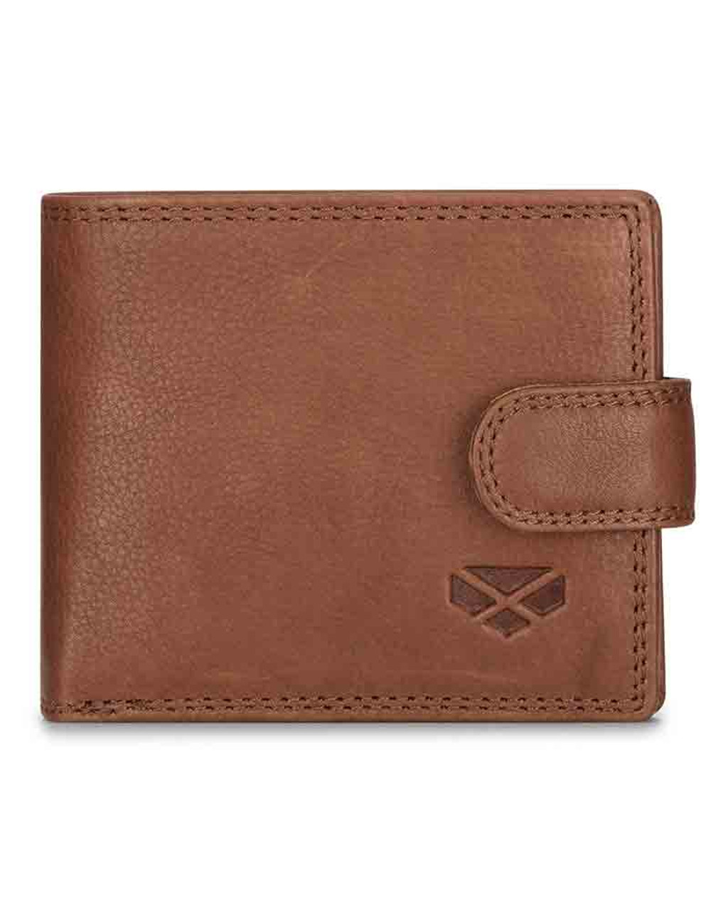 Hoggs of Fife leather wallet in hazelnut