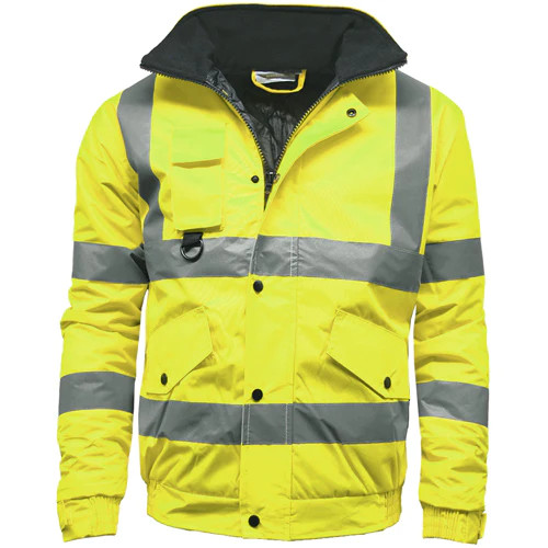 Hi Vis Bomber Jacket Hi Vis Dog Walking Jacket Hi Vis Farm Jacket